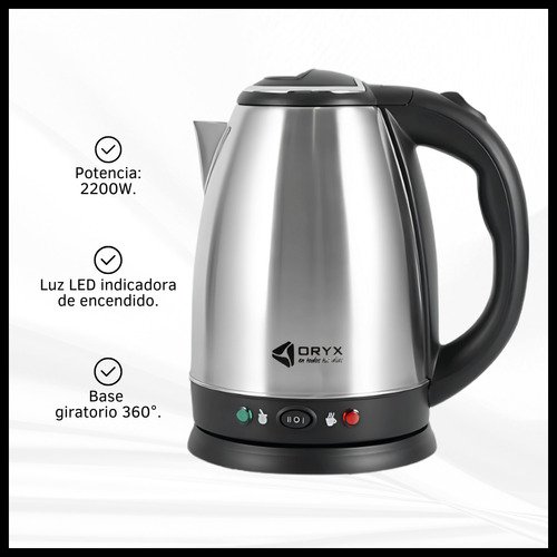 Pava Eléctrica Corte Mate y Café