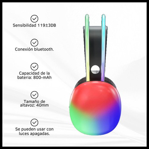 20250227123812-9169 Auriculares Bluetooth con Luces