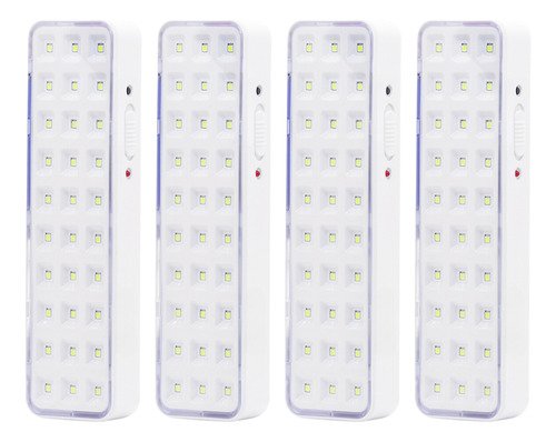 Luz De Emergencia Pack X4 - 30 Leds
