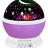Lámpara De Sueño Velador Proyector Estrellas Y Luna