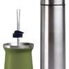 Set Matero: Mate Acero + Termo 1L con Bombilla Ilumimate