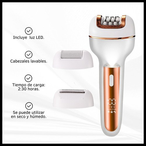 Depiladora Inalámbrica Corporal 3 En 1