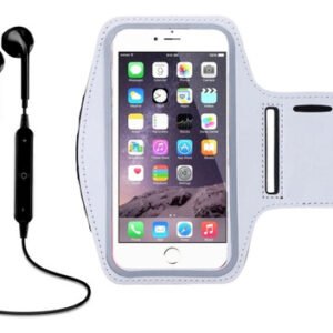 Combo Auriculares Inalámbricos + Brazalete Porta Celular