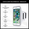 Combo Auriculares Inalámbricos + Brazalete Porta Celular