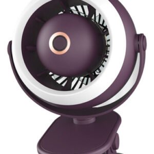 Mini Ventilador Clip con Luz