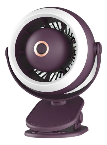 Mini Ventilador Clip con Luz