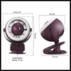 Mini Ventilador Clip con Luz