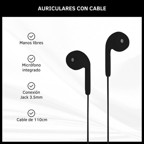 Auriculares Con Cable Manos Libres