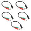 Cable Adaptador Hembra A Dos Machos 3.5mm