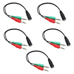 Cable Adaptador Hembra A Dos Machos 3.5mm