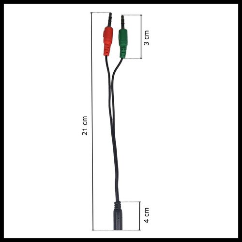 Cable Adaptador Hembra A Dos Machos 3.5mm