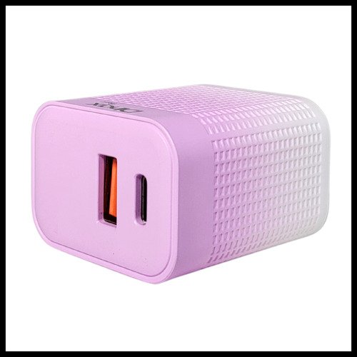 Cargador Doble Entrada USB y USB-C