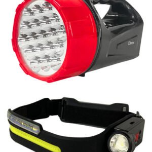 Linterna LED de Mano + Vincha Minero