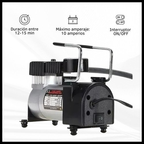 Compresor De Aire Mini Portátil 12V