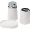 Set De Baño: Dispenser y Vaso Porta Cepillo