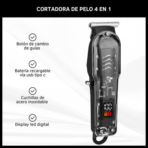 Máquina De Cortar Pelo Inalámbrica