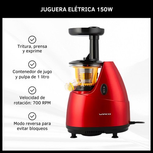 Juguera Eléctrica Exprimidor Extractor De Jugo 150w