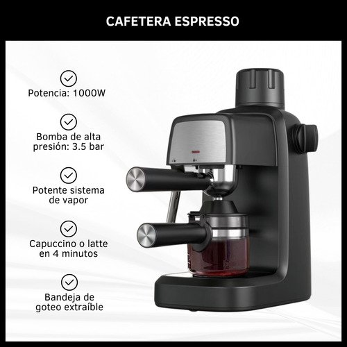 Cafetera Espresso 3.5 Bar