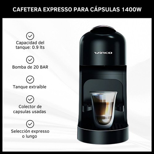 Cafetera Espresso Para Cápsulas