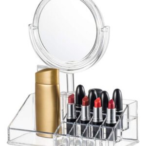 Organizador de Maquillaje Acrílico con Espejo