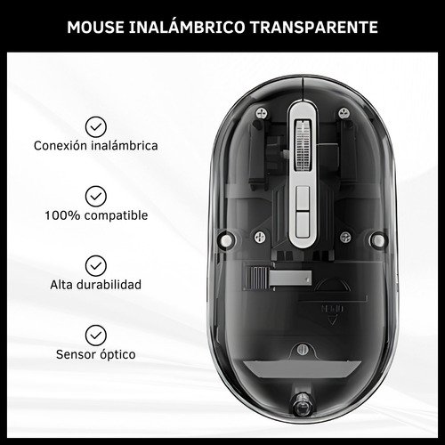 Mouse Inalámbrico Óptico