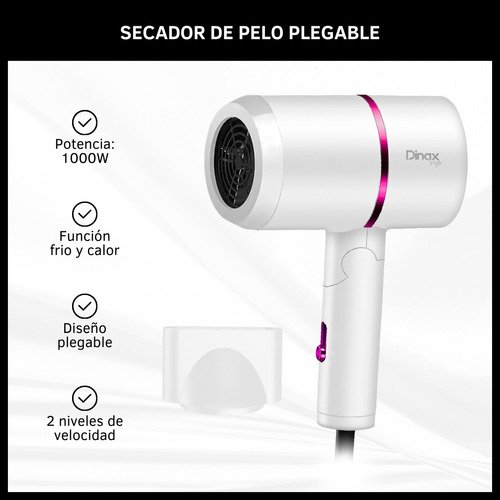 Secador De Pelo Plegable