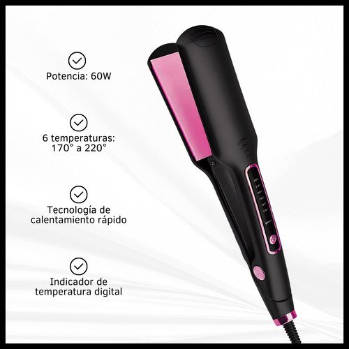 Combo Cepillo Secador Eléctrico y Planchita de Pelo