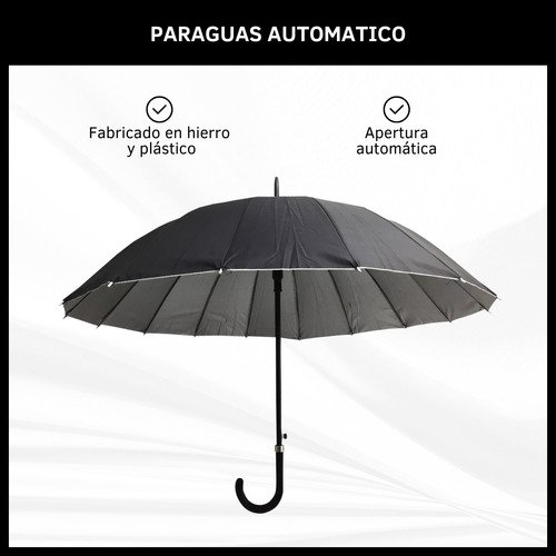 Paraguas Sombrilla Semi Automático Reforzado