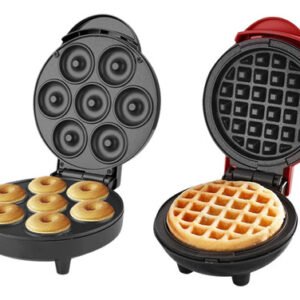 Máquina De Donas Waflera Mini Eléctrica