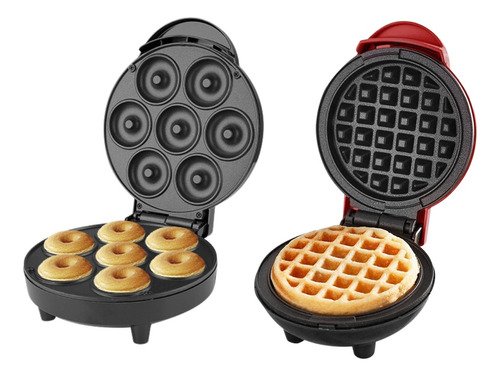 Máquina De Donas Waflera Mini Eléctrica