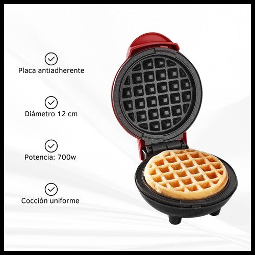 Máquina De Donas Waflera Mini Eléctrica